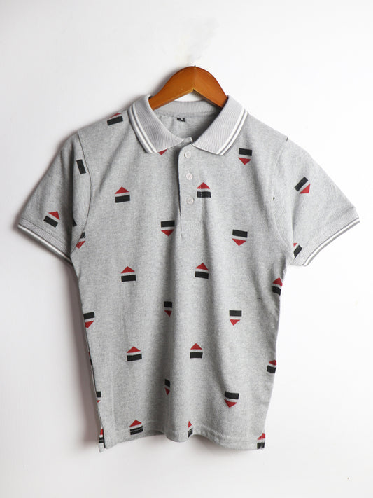 HG Men's Polo T-Shirt Grey
