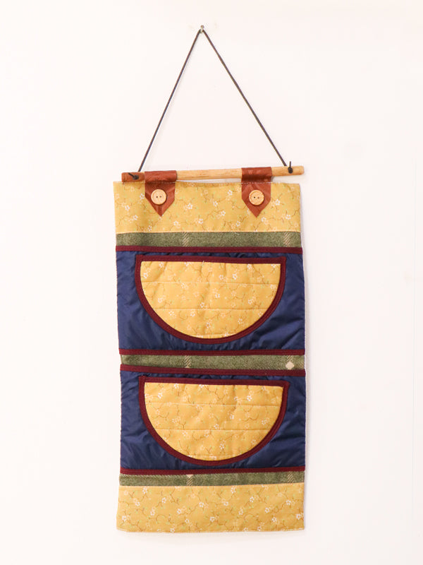 Multipurpose Wall Hanging Organizer with 2 Pockets - Multicolor & Multidesign