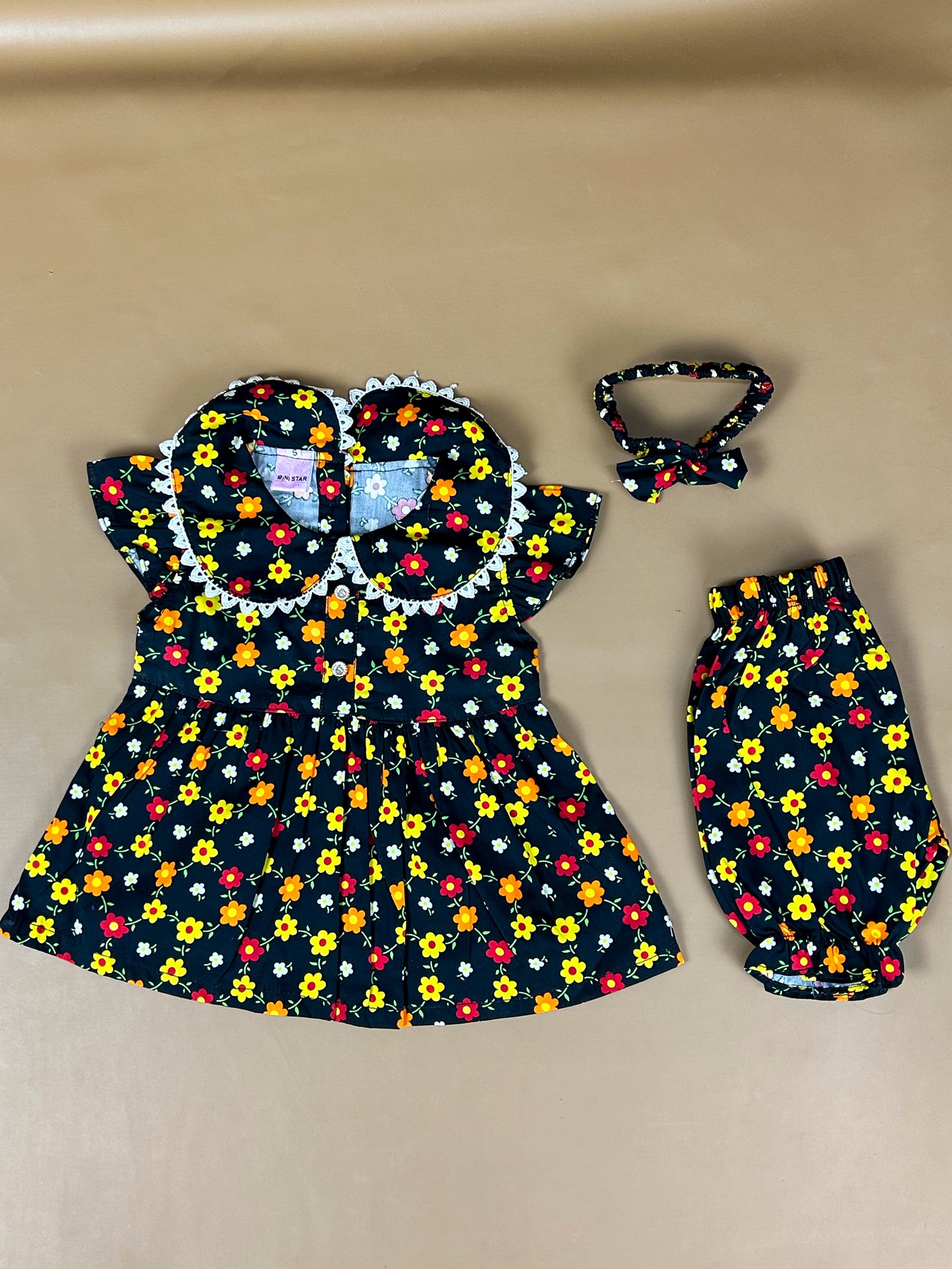 1Yr - 4Yrs Girl Floral Suit For Girls BG GS181