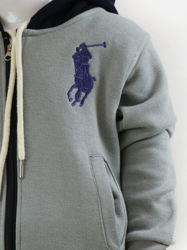 KH12 Kids Zipper Hoodie 2.5Yrs - 8Yrs Polo GG Shade