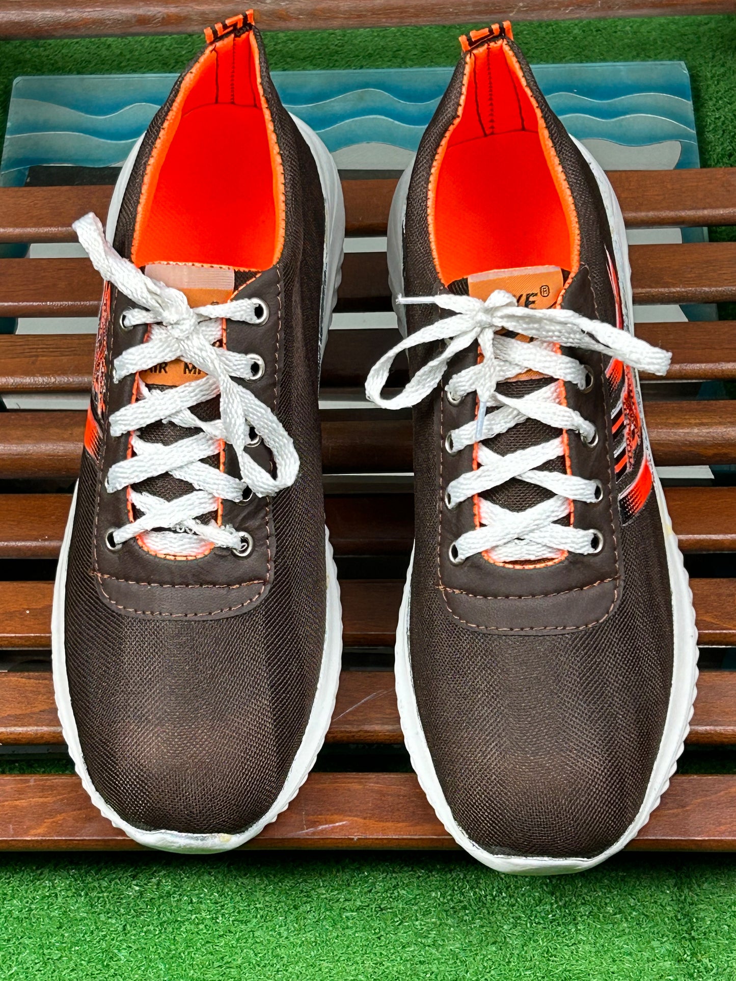 Dark Brown Casual Sneakers For Men MJS127