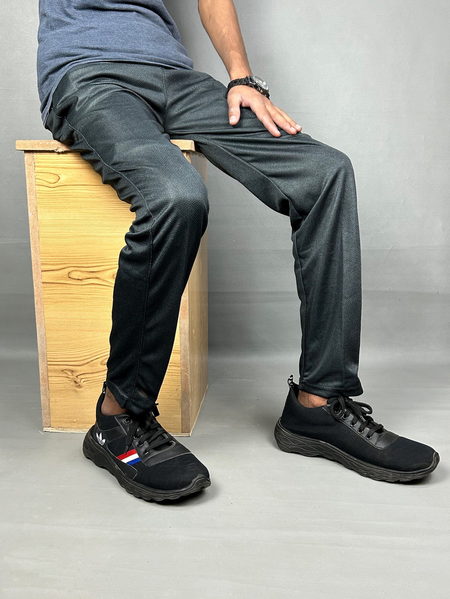 Dark Grey Trouser For Men HG MT148