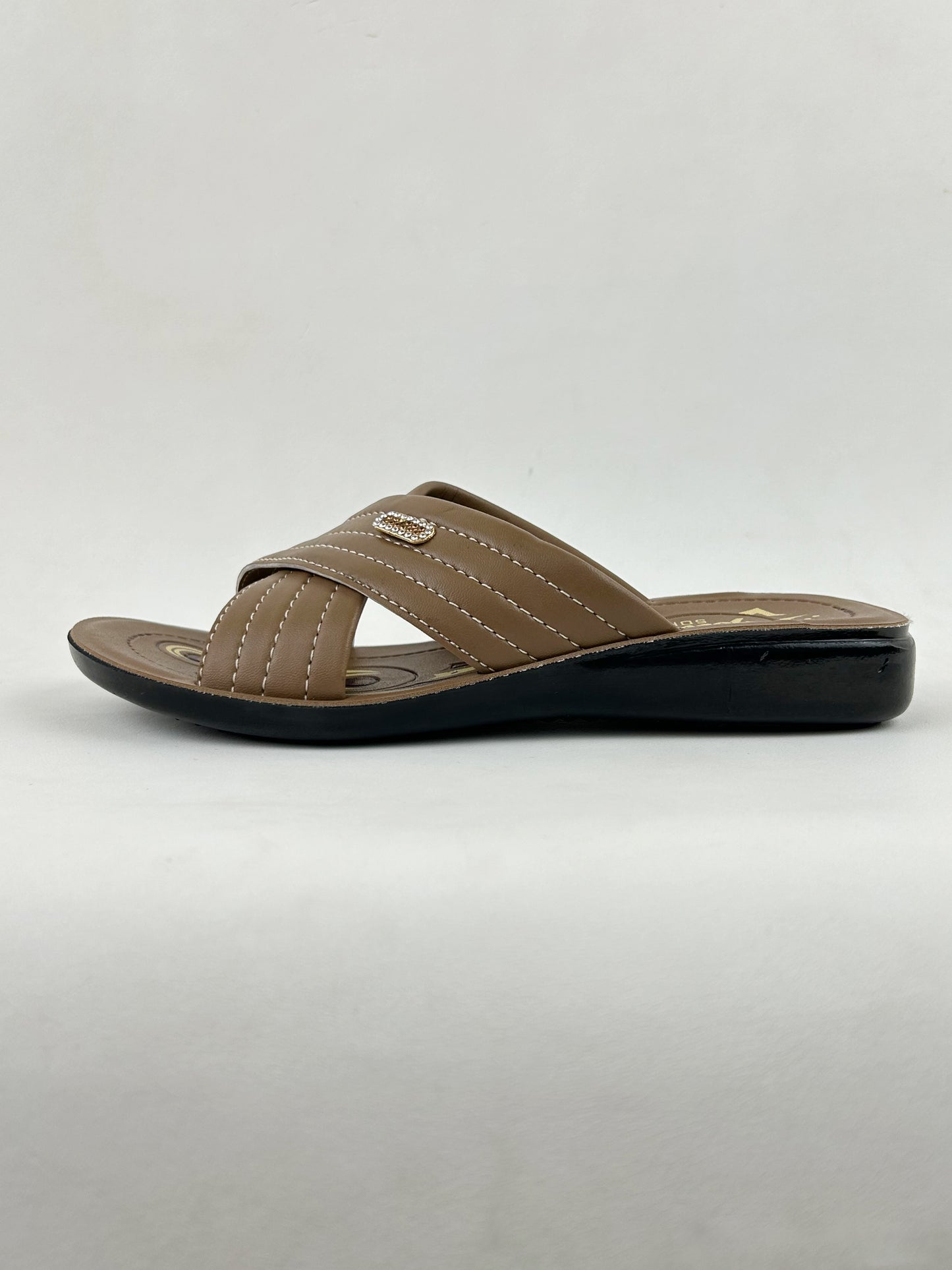 Brown Casual Slipper for Women WS17