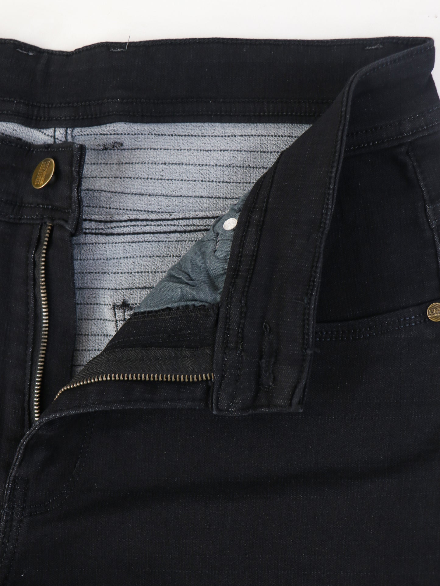 Men's Stretchable Regular Fit Denim Jeans Black