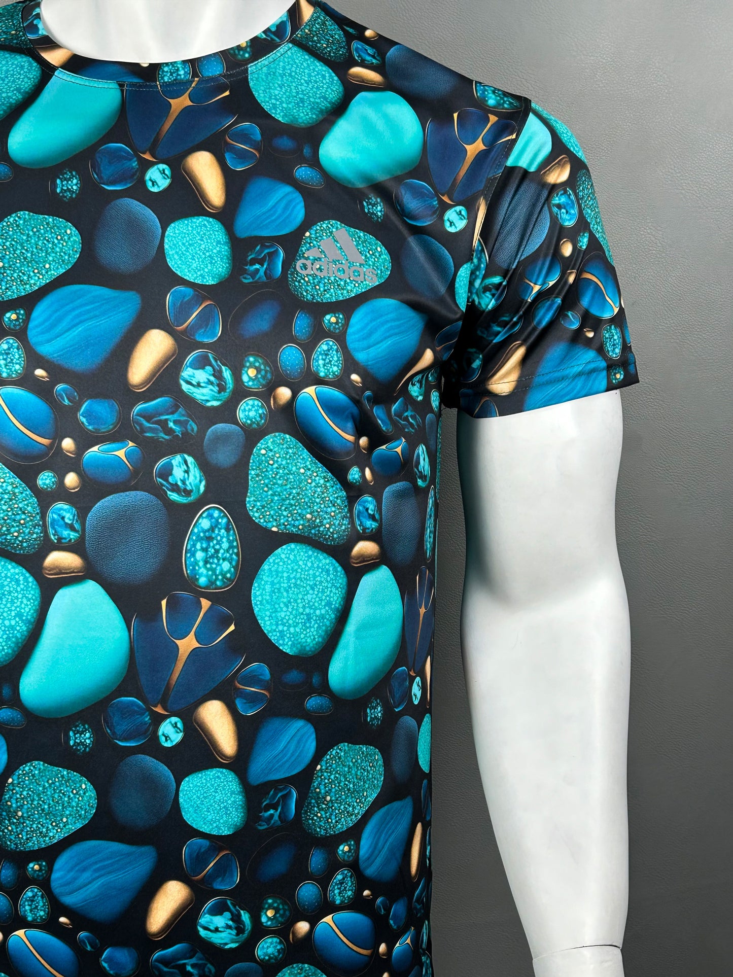 Sea Blue Dri-Fit T-Shirt For Men MTS207
