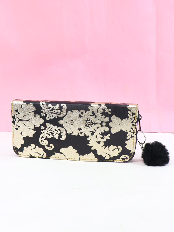 Printed Zipped Wallet for Girls 01