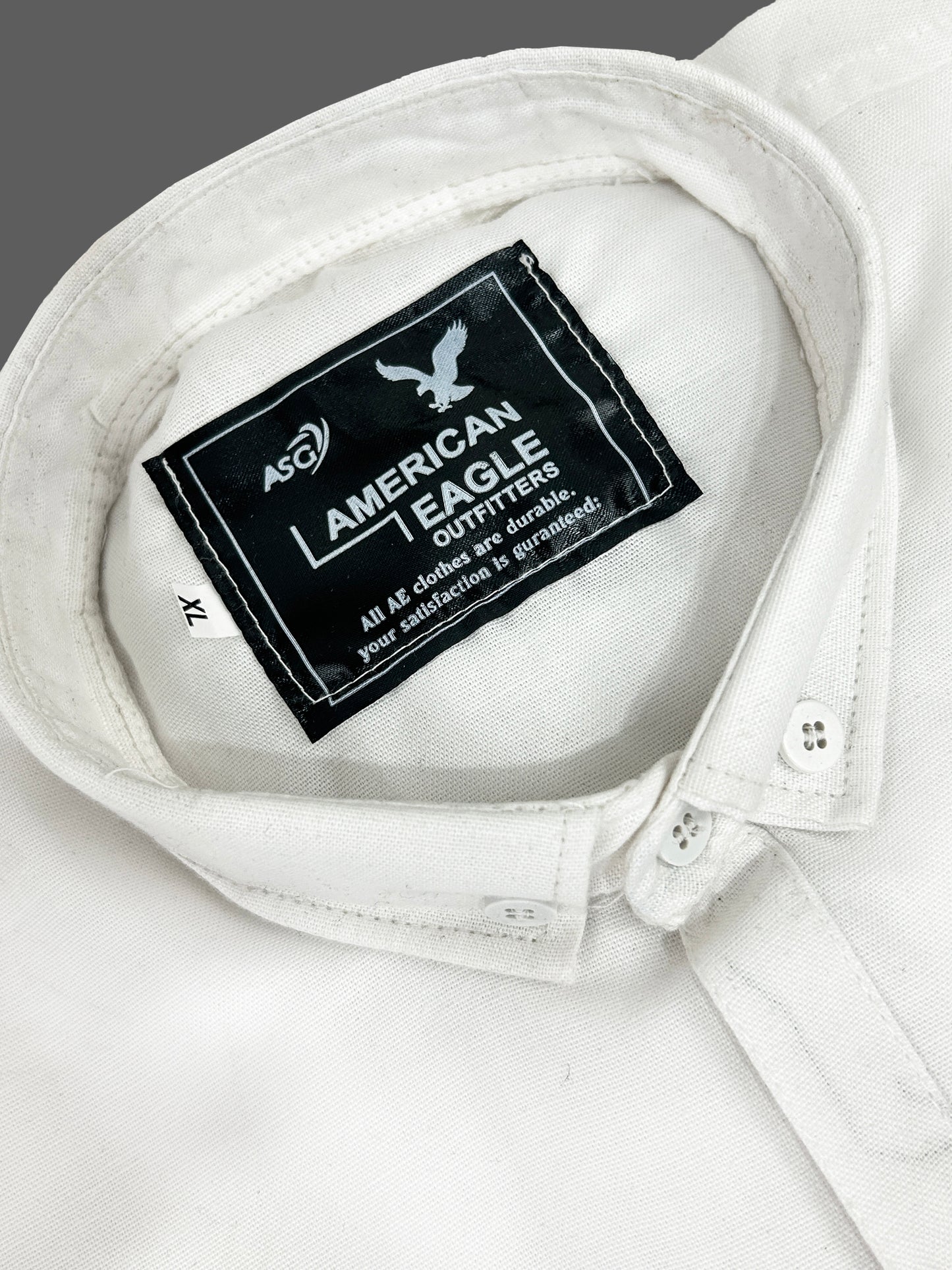 Off White Chambray Casual Shirt For Men MCS92