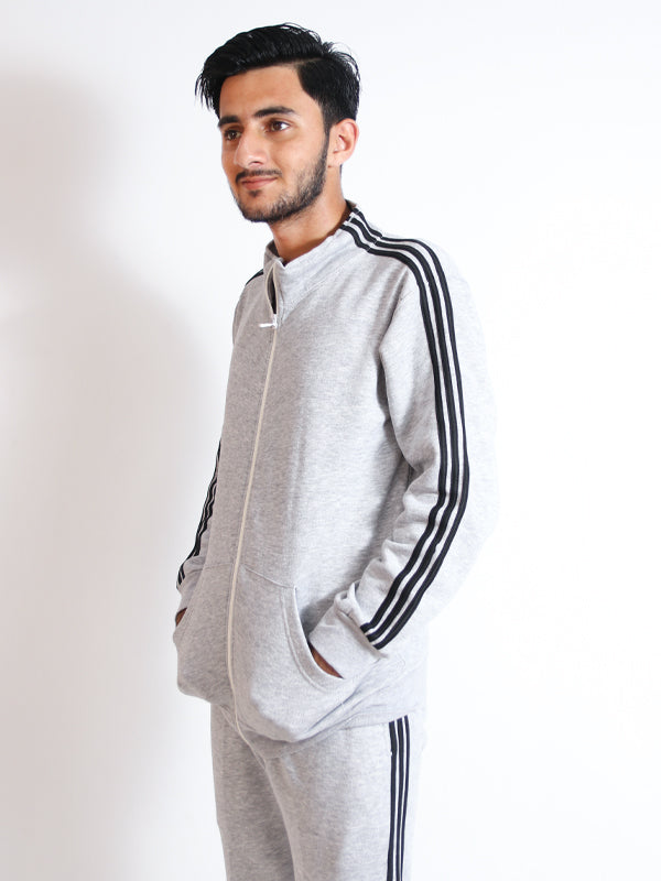 Men's 3-Stripes Track Suit Smoke White