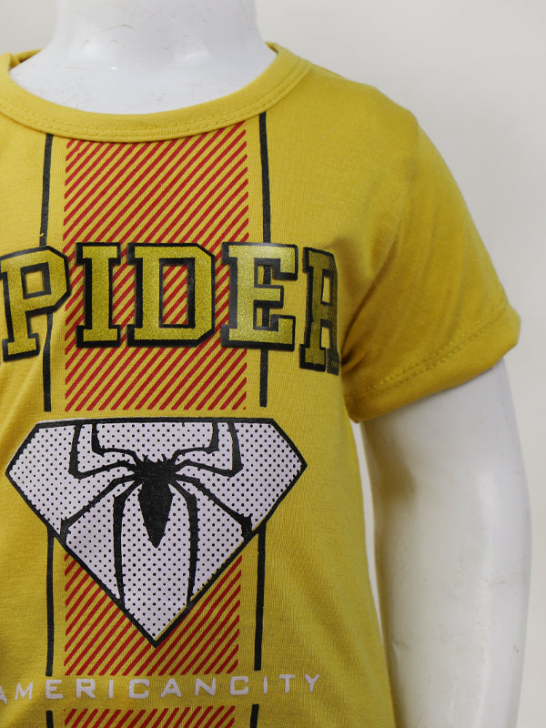 BS21 RZ Kids Suit 1Yrs - 4Yrs Spider Yellow