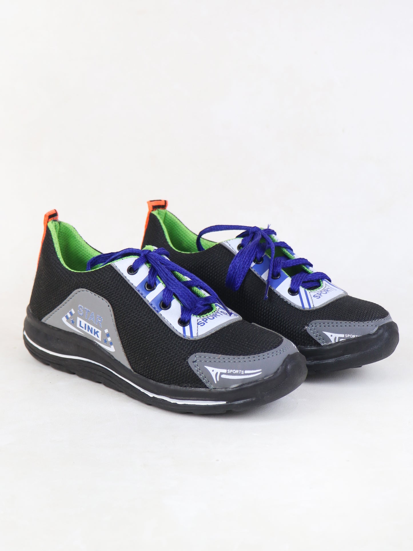 BS46 Boys Lace Shoes 13Yrs - 17Yrs Black