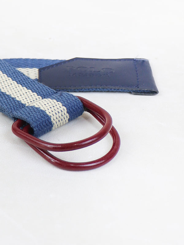 Men's Casual Belt Blue Lined