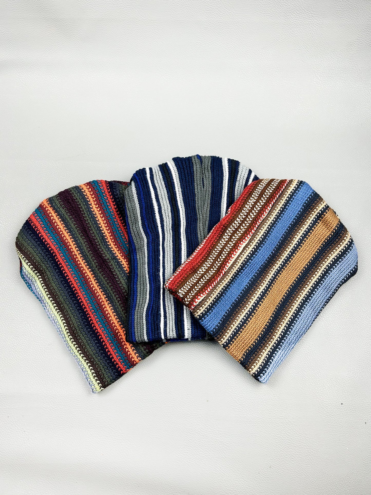 Pack of 3 Multicolor & Multidesign Beanie Winter Cap For Men BWC17