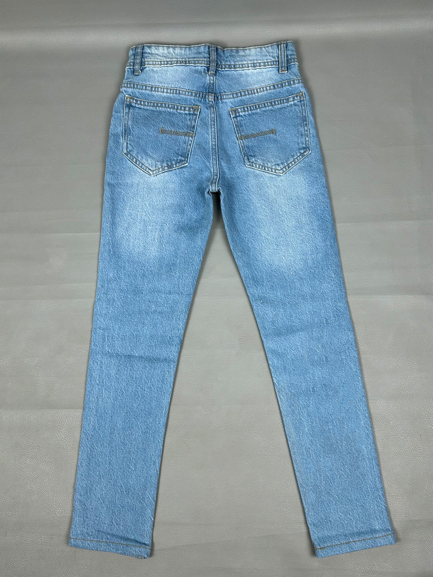 12Yrs - 16Yrs Light Blue Stretchable Denim Jeans For Boys BJ15