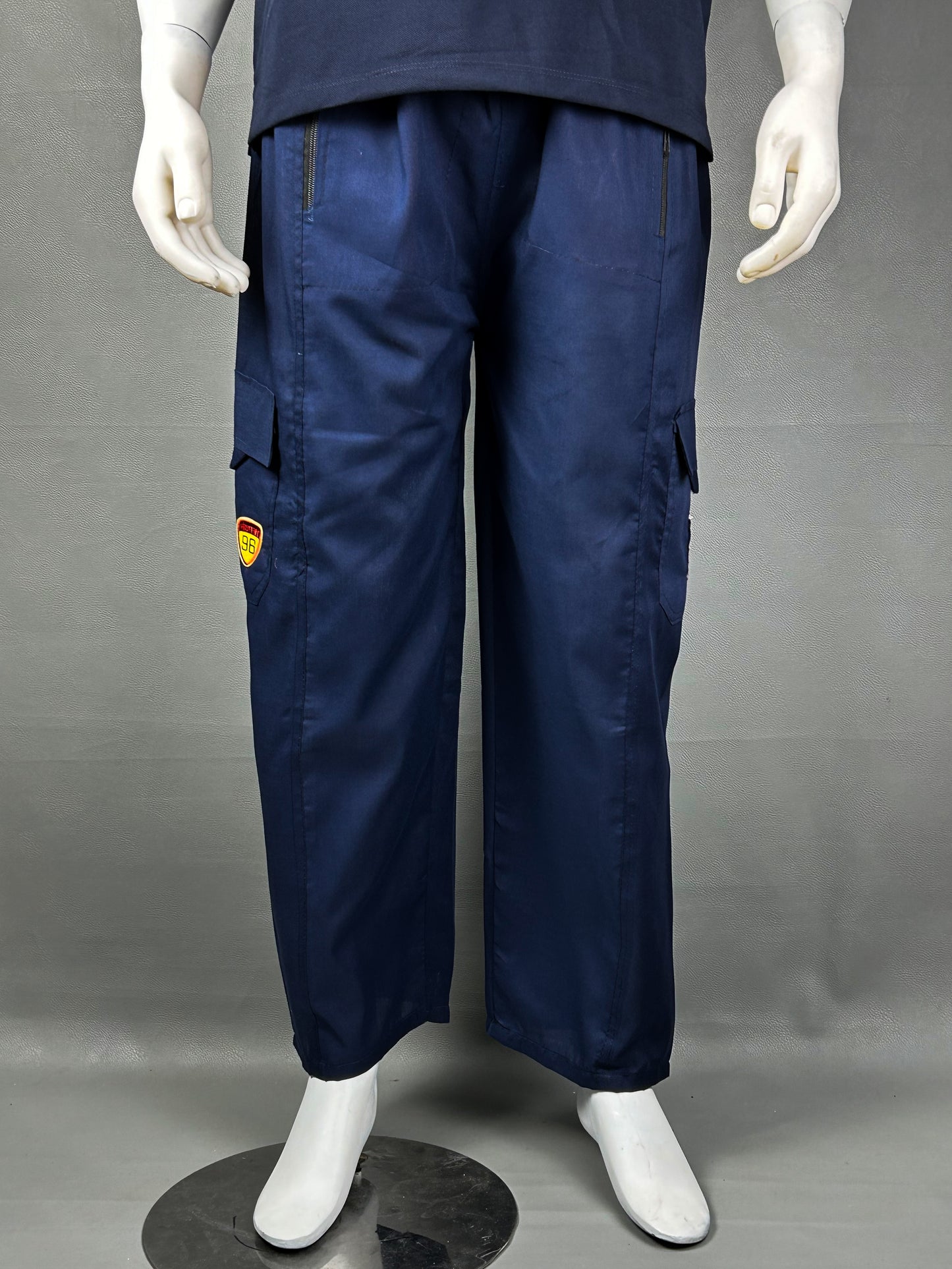 Navy Blue Cotton Trouser For Men HG MT160