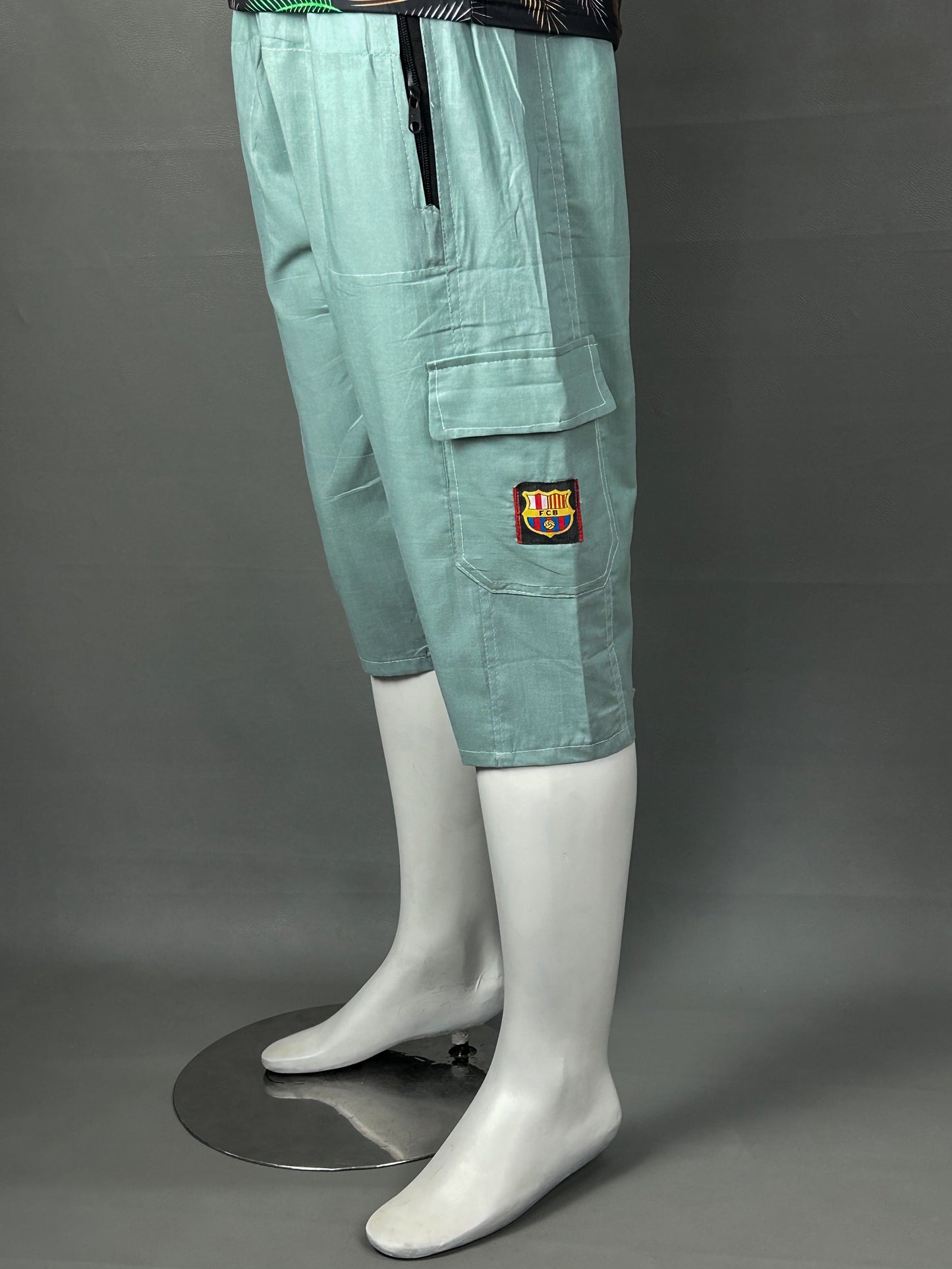 Light Ferozi Cotton Short For Men HG MS71