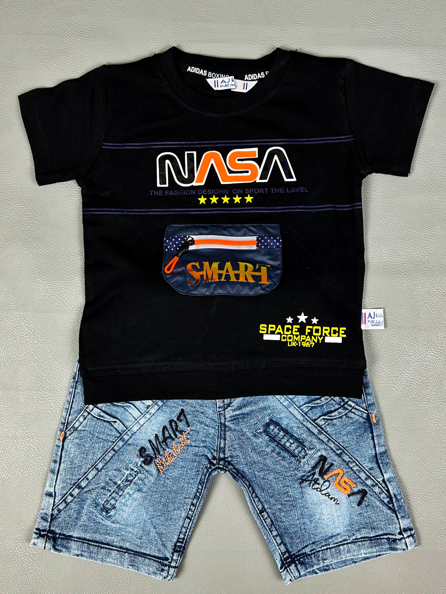 1Yr - 4Yrs Nasa Black Suit For Kids AJ BS304