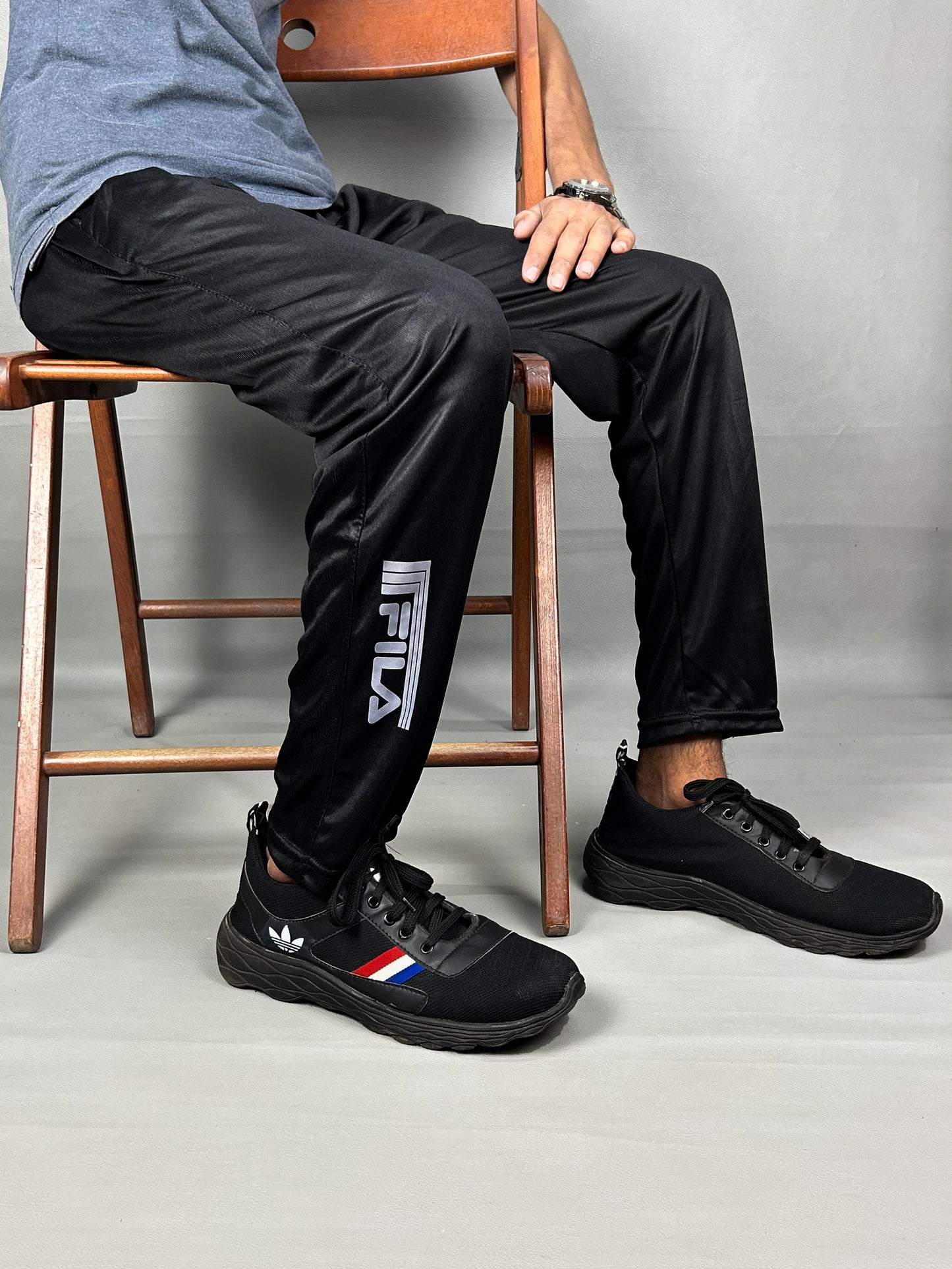 Black Dri-Fit Trouser For Men HG MT142