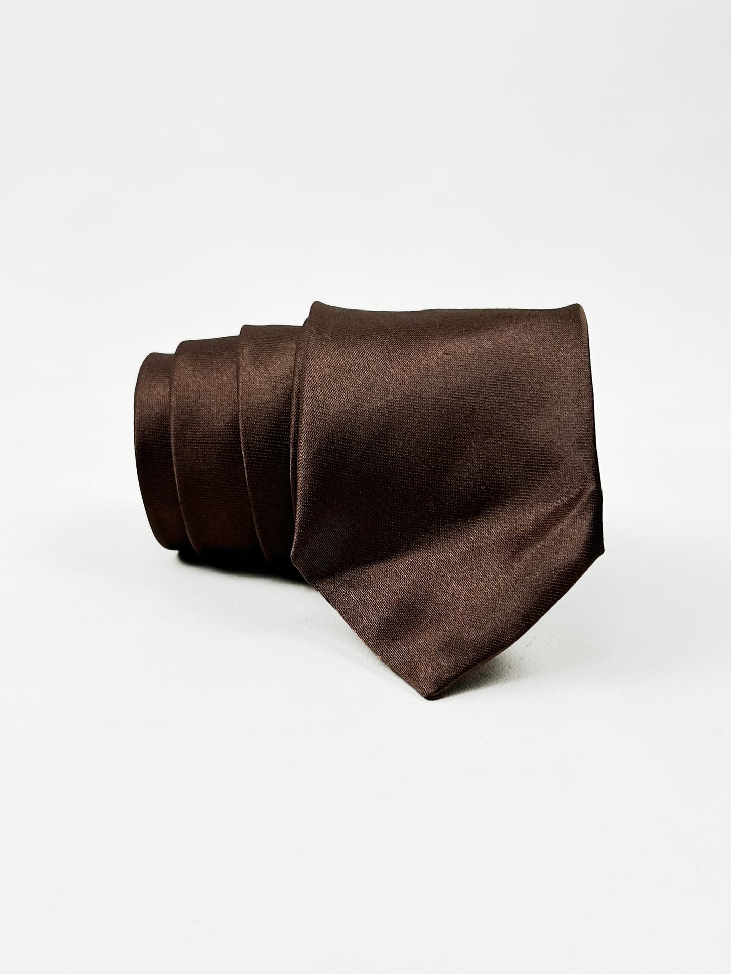 Brown Pencil Tie Thin Formal Party Wear MPT06