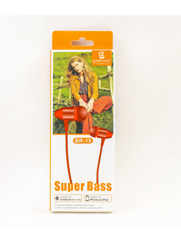 SSetPlus Super Bass Earphones BR-15