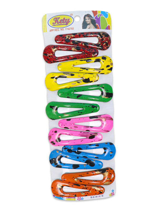 Pack of 12 Girl's Hairpins Multicolor & Multidesign H-003