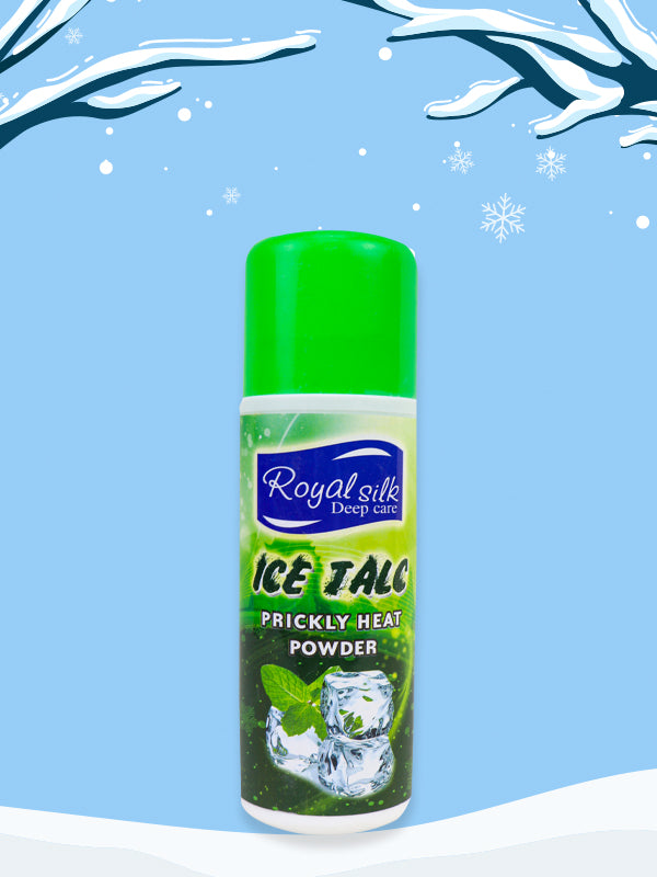 Royal Silk Ice Talc Prickly Heat Powder - 125GM