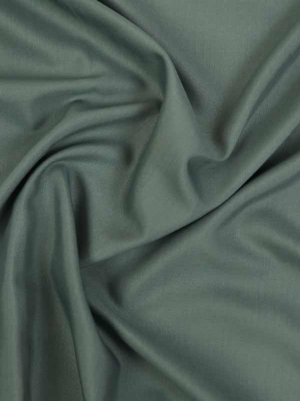 Men's Unstitched Kameez Shalwar Fabric Plain Green MUF88