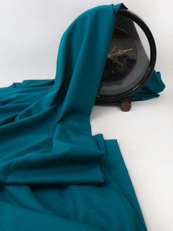 Men's Unstitched Kameez Shalwar Fabric Plain Sea Green MUF44