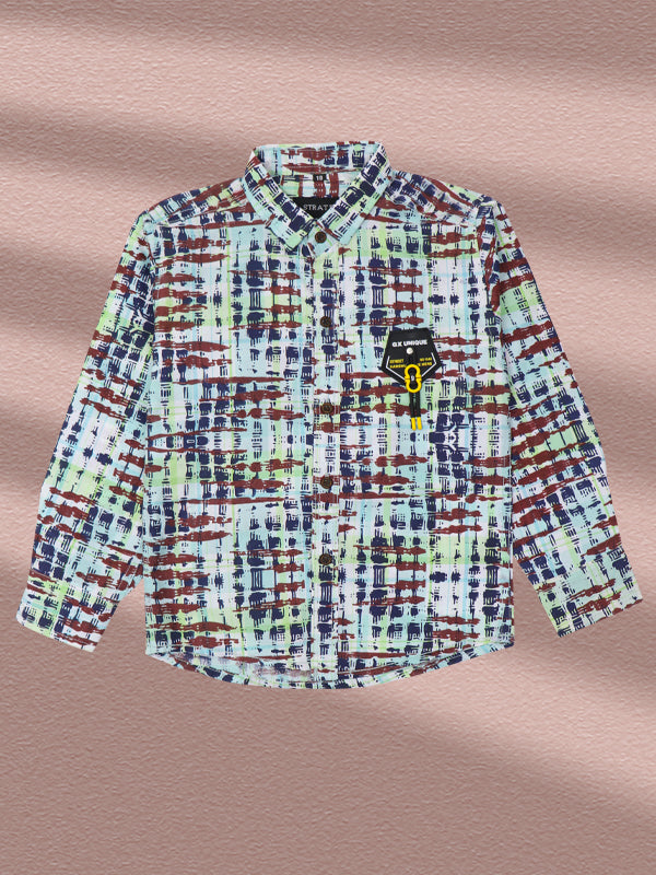 NB Boys Casual Shirt 3Yrs - 12Yrs GX Unique Light Green