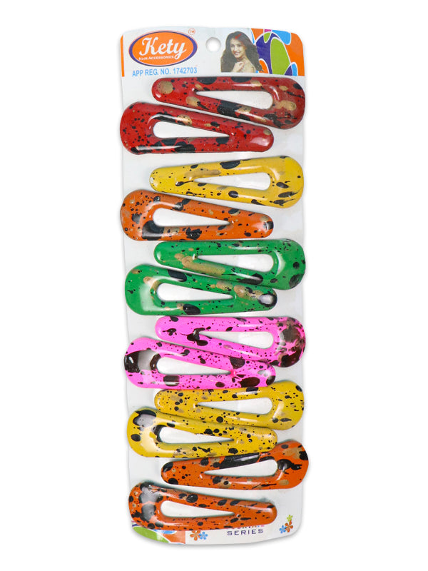 Pack of 12 Girl's Hairpins Multicolor & Multidesign H-003