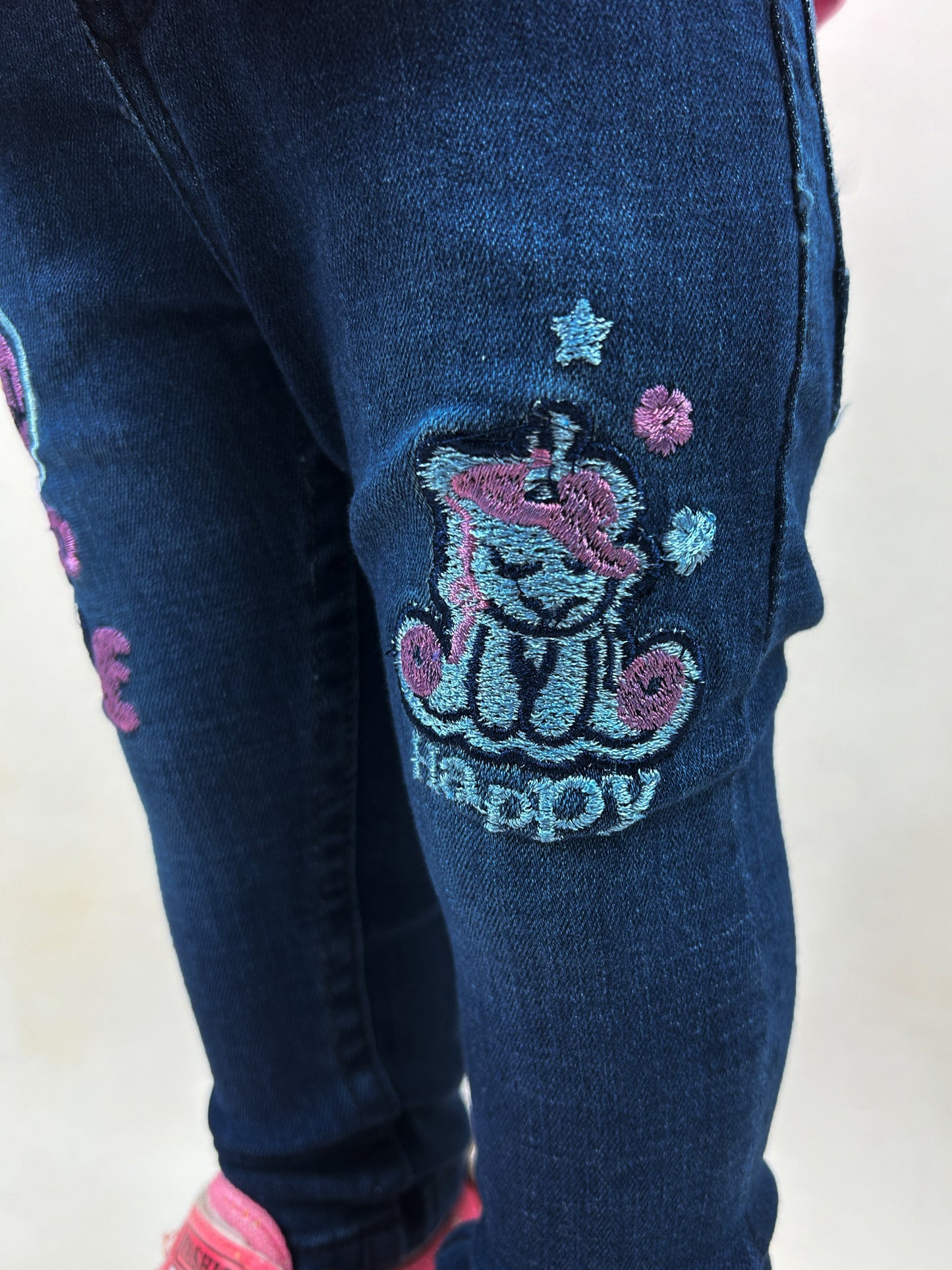 2Yrs - 11Yrs Blue Stretchable Denim Jeans For Girls GJ19