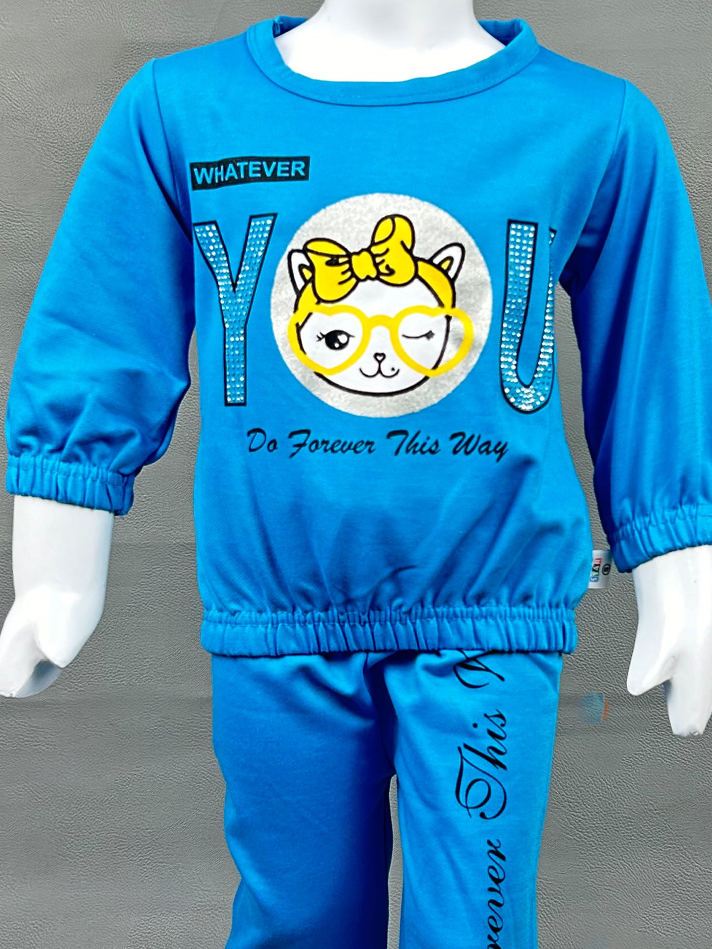 1Yr - 4Yrs Forever Blue Suit For Girls SK GS114