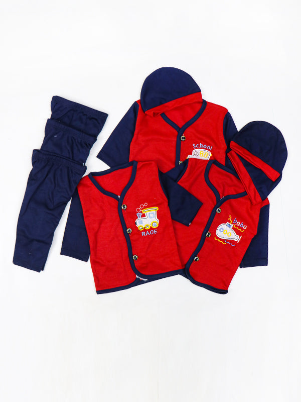 HG Newborn Gift Set 0Mth - 3Mth Pack of 9 BS 01 Red