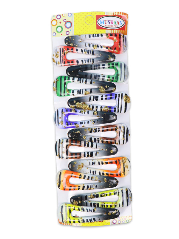 Pack of 12 Girl's Hairpins Multicolor & Multidesign H-003