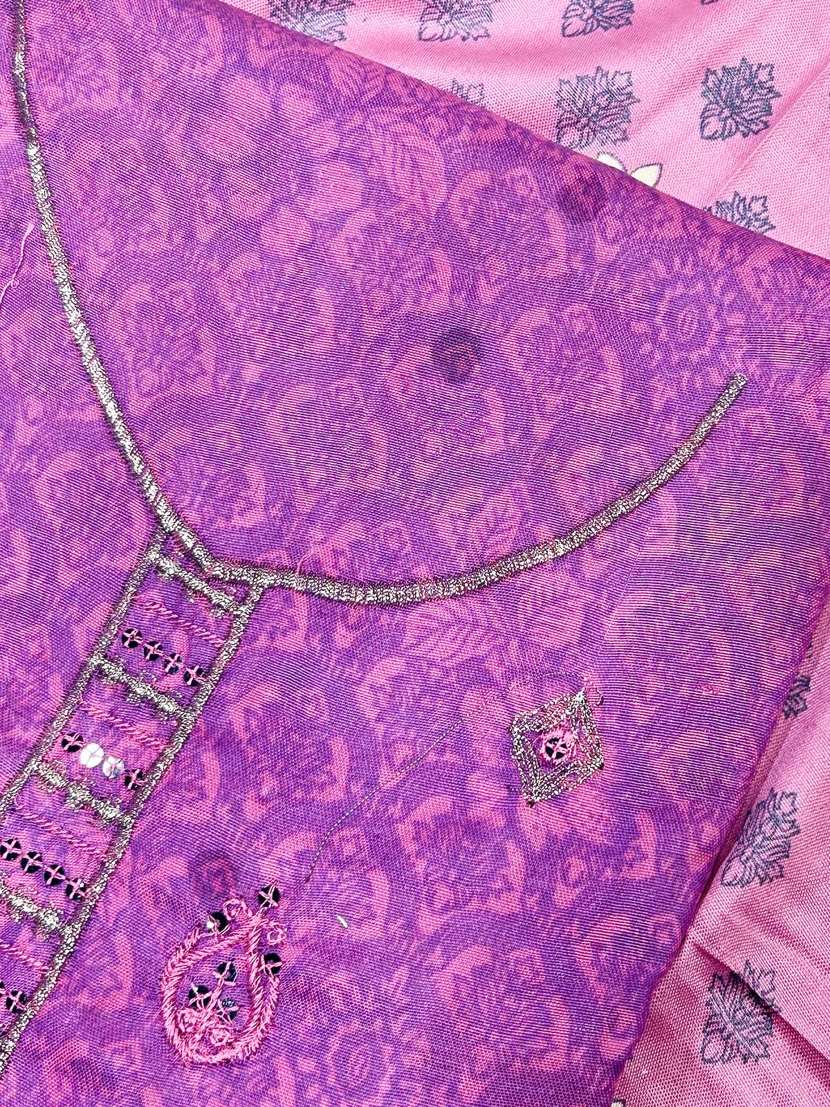 3Pcs Unstitched Digital Lawn Suit For Women WU231