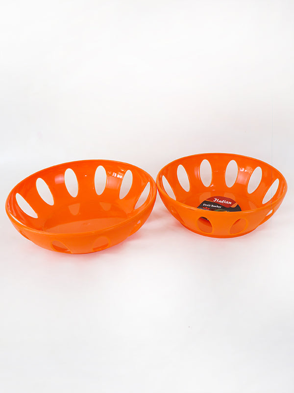 2Pc Italian Fruit Basket Orange