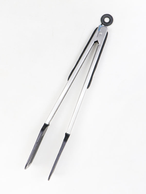 Silicone Stainless Steel Food Tong