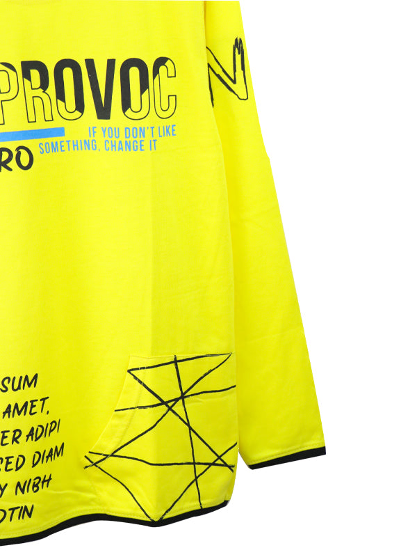 ATT Boys T-Shirt 13 Yrs - 17 Yrs Provoc Yellow