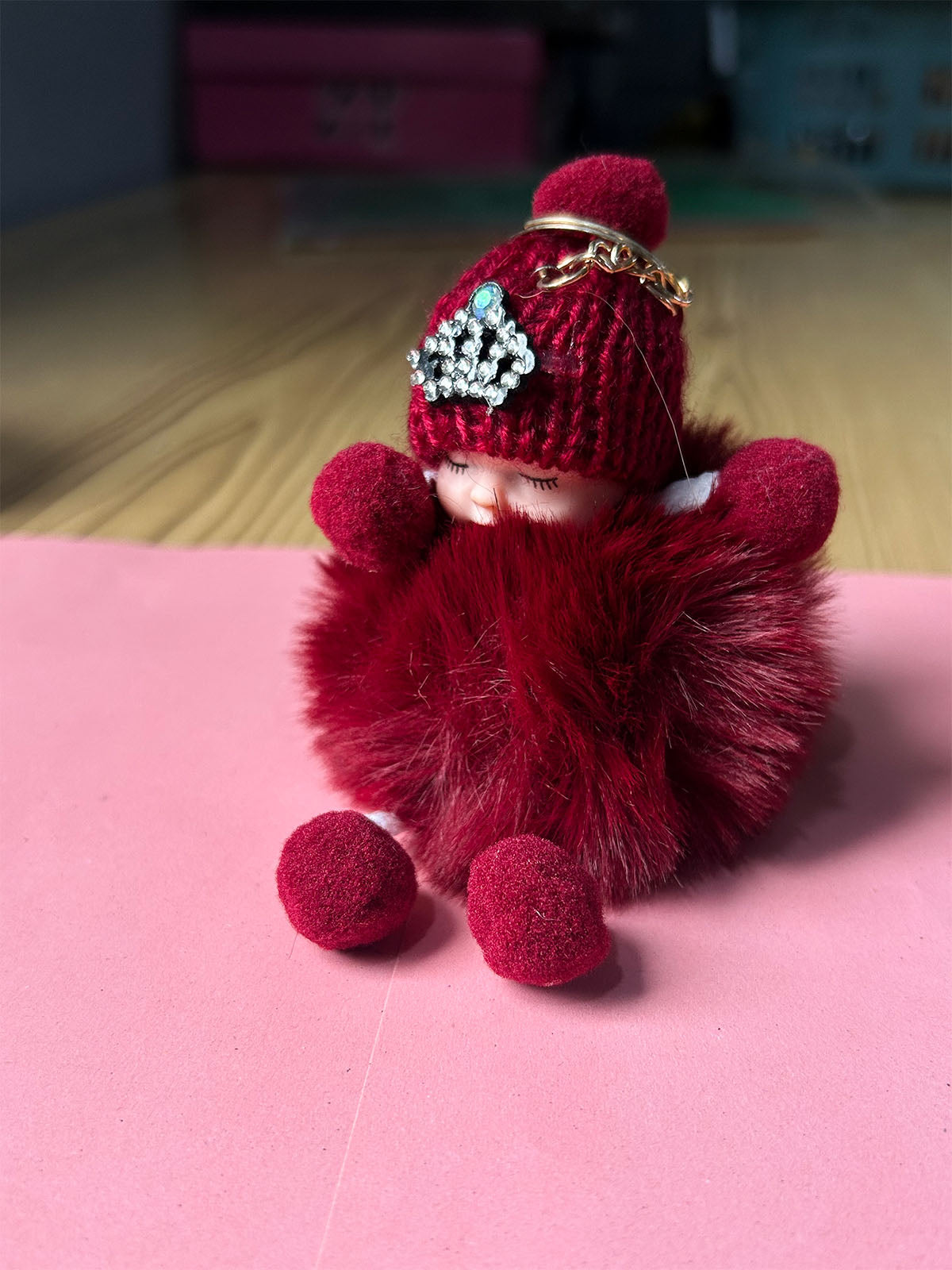 KC52 Baby Key Chain Maroon