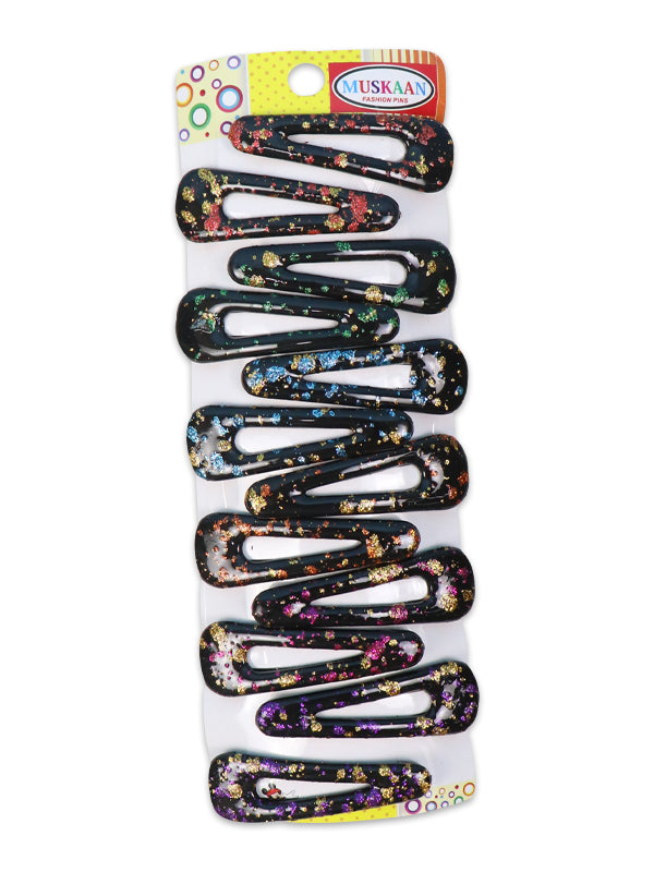 Pack of 12 Girl's Hairpins Multicolor & Multidesign H-003
