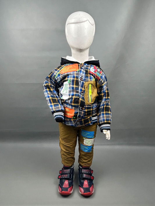 1Yr - 4Yrs Around Light Brown Suit For Kids BS196