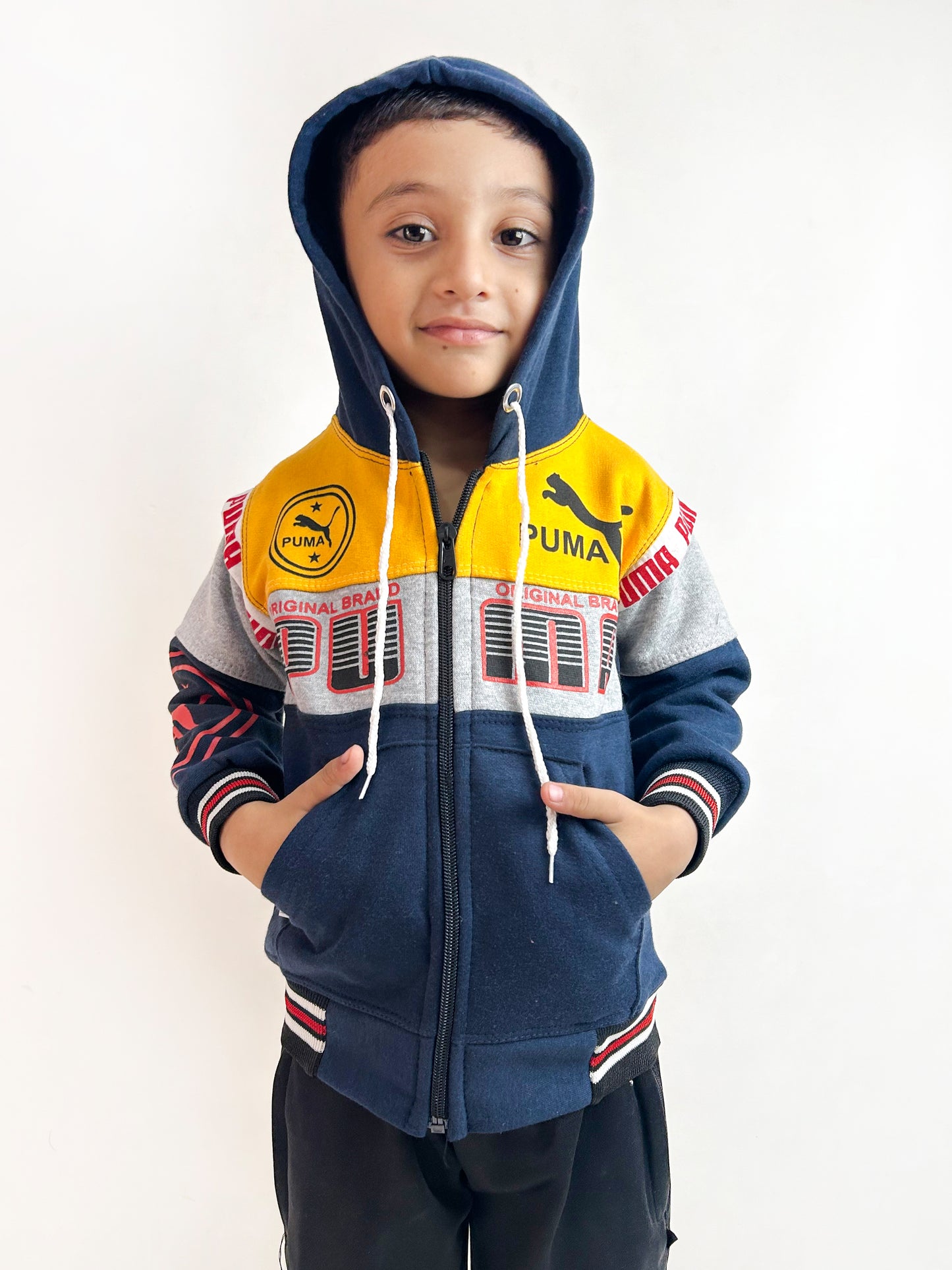 Multidesign 2.5Yr - 5Yrs Navy Blue Upper For Kids KH44