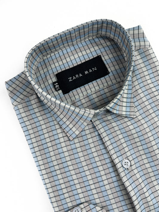 YBP Checks Formal Dress Shirt For Men MFS328