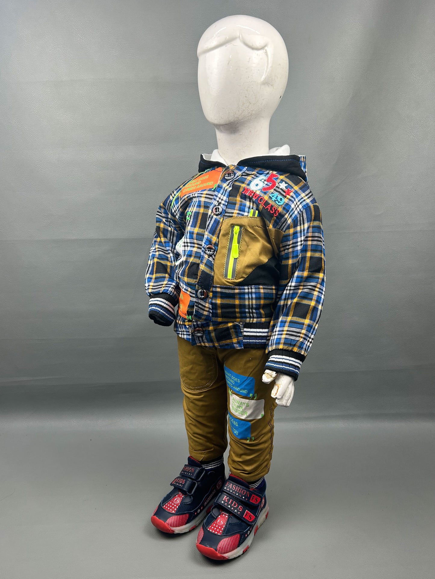 1Yr - 4Yrs Around Light Brown Suit For Kids BS196