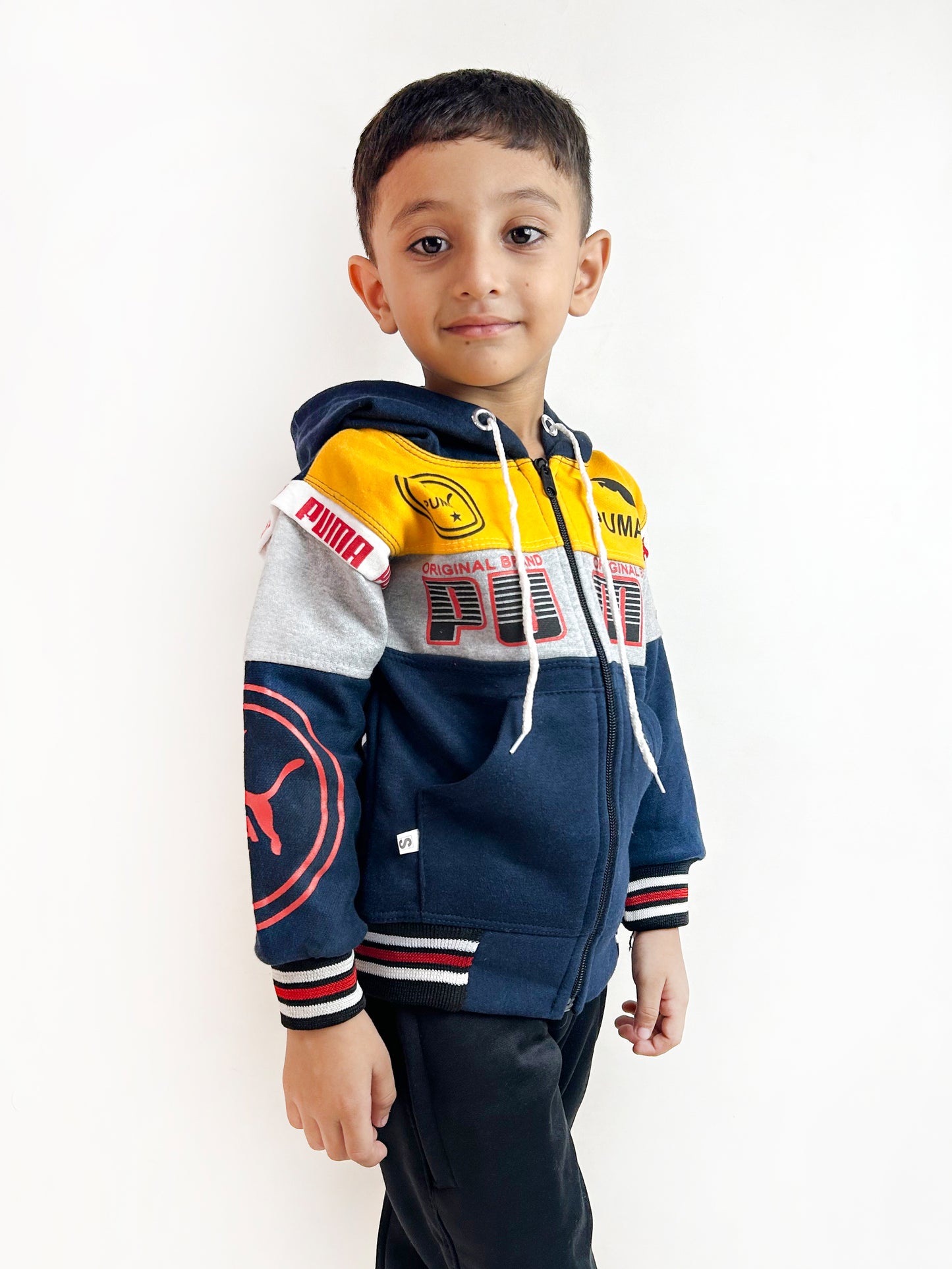 Multidesign 2.5Yr - 5Yrs Navy Blue Upper For Kids KH44