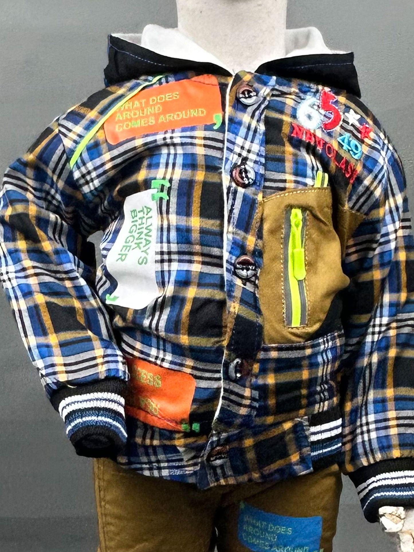 1Yr - 4Yrs Around Light Brown Suit For Kids BS196