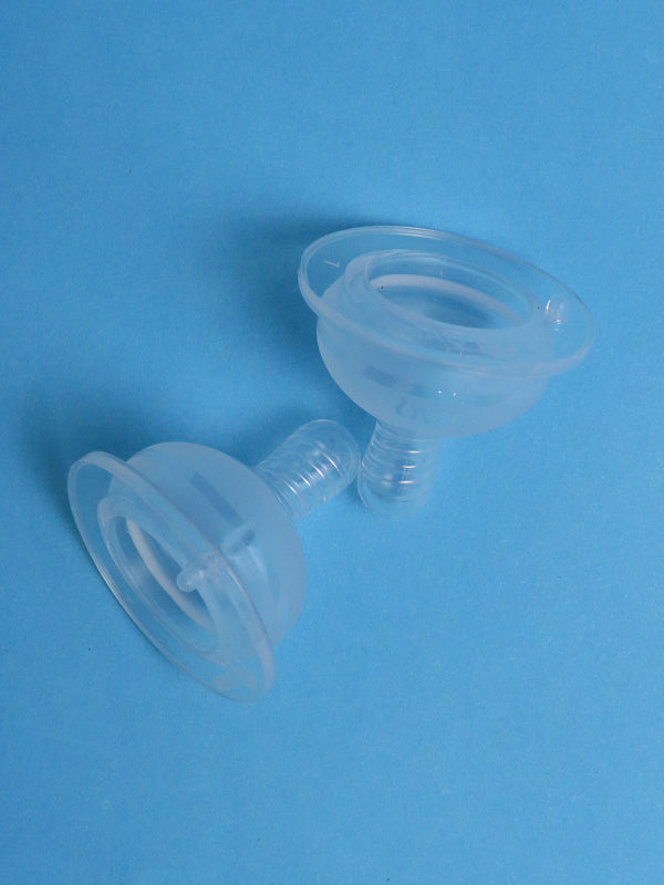 Pack Of 2 Soft Silicone Nipples/Teats - Large