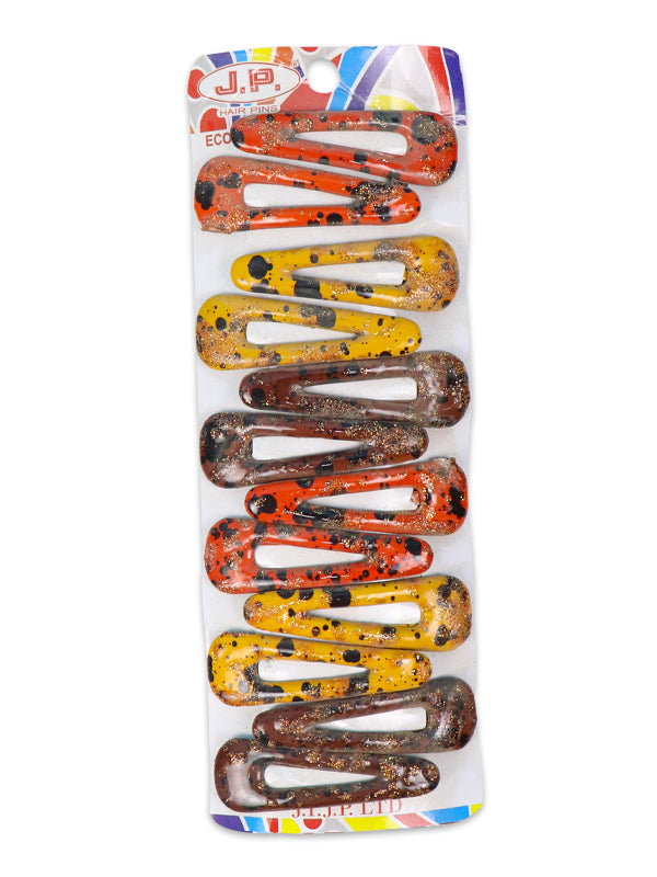 Pack of 12 Girl's Hairpins Multicolor & Multidesign H-003