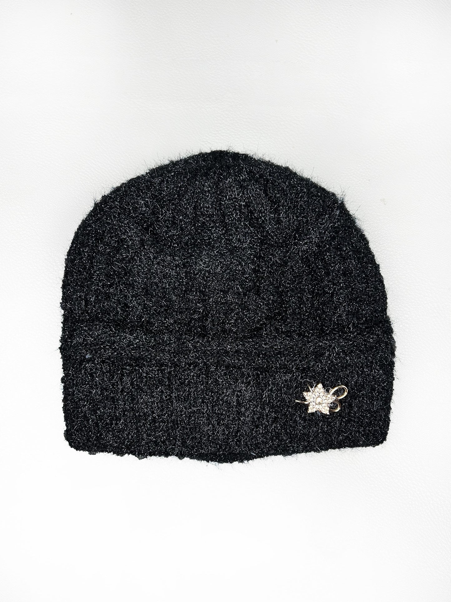 Black Beanie Winter Cap For Women's/Girls WWC10