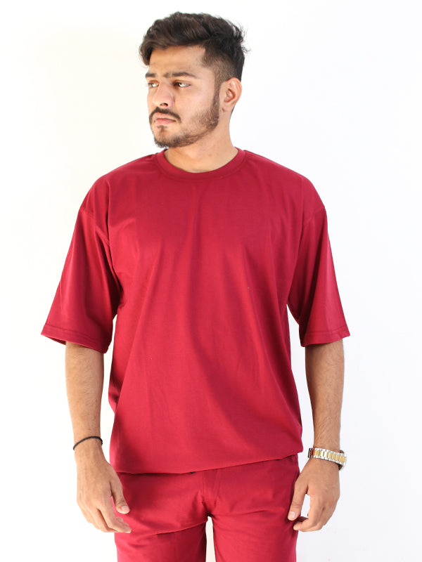 SN Men's Plain Track Suit Red