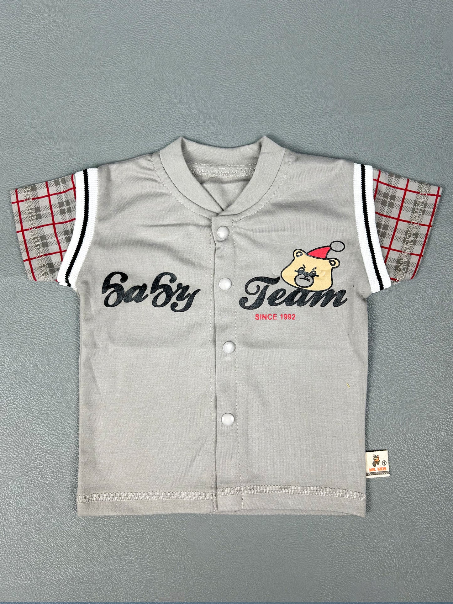 3Mth - 9Mth Team Grey Baba Suit For Newborns FG NBS312